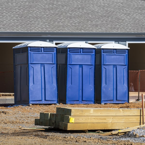 is there a specific order in which to place multiple portable restrooms in Madison Heights Virginia